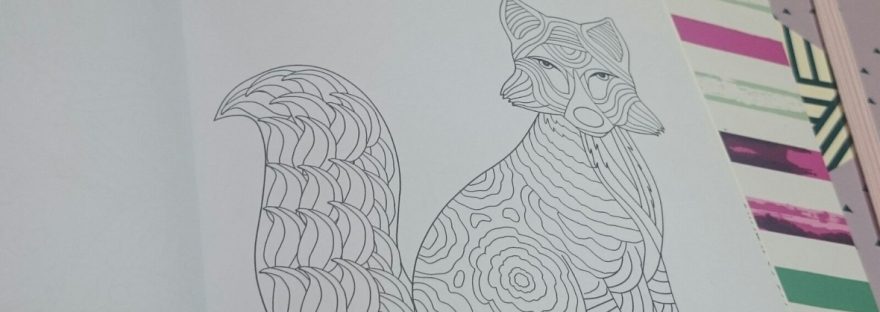 self-care adult colouring