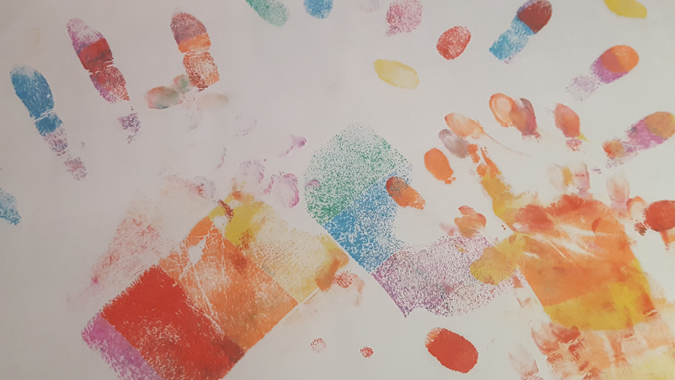 finger painting