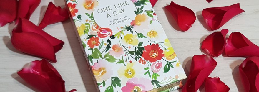 One Line a Day memory book