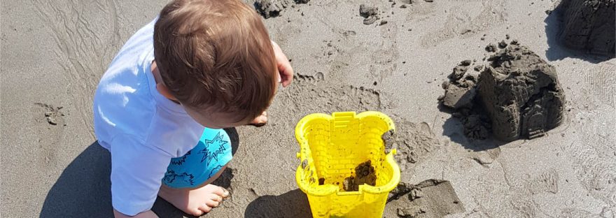 on the beach, summer 2018