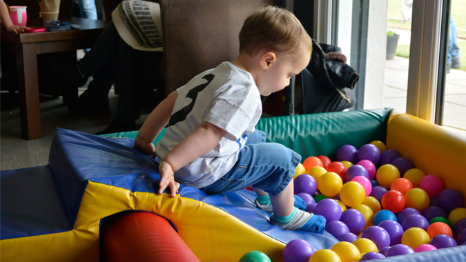 Jenson's third birthday party with Jump With Jo