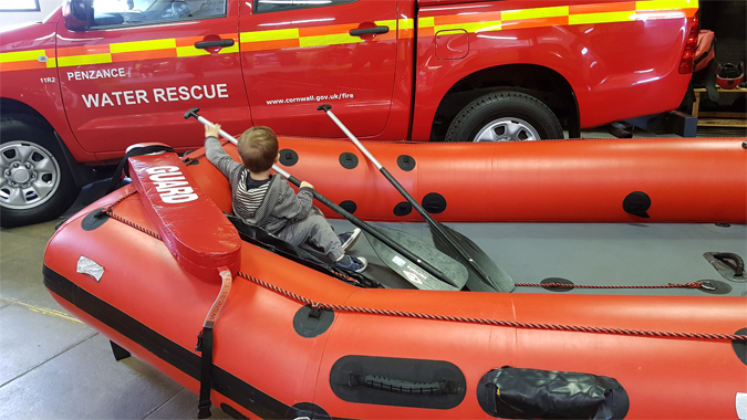 Penzance fire station open day