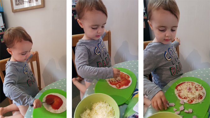 Homemade pizza