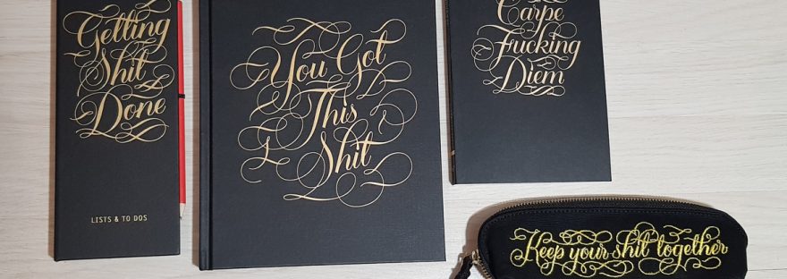 Calligraphuck stationery