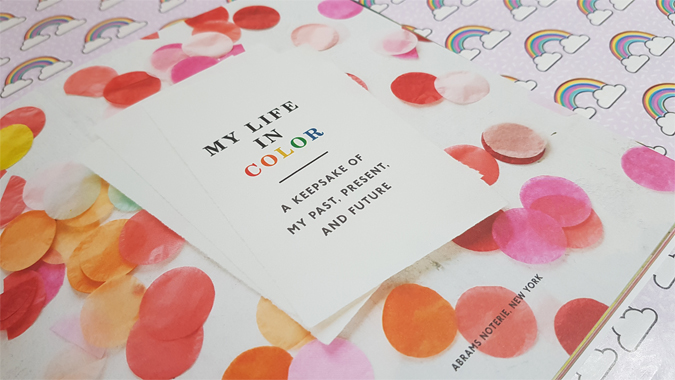 My Life in Color (Guided Journal): A Keepsake of My Past, Present and Future by Brittany Watson Jepsen - review