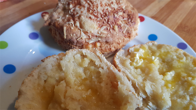 Homemade cheese scones