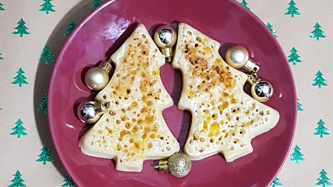 Christmas crumpets