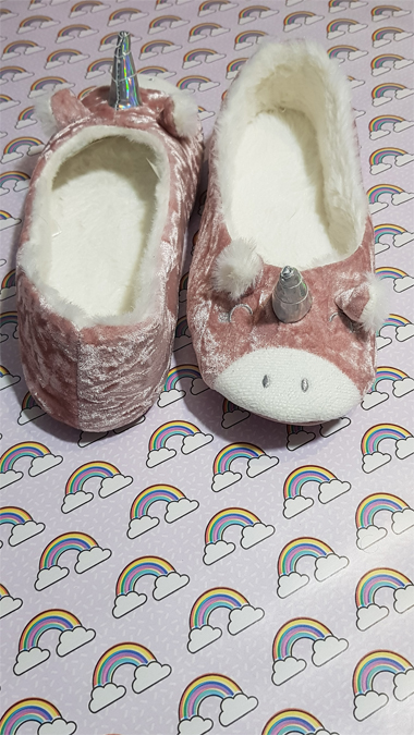 Unicorn slippers