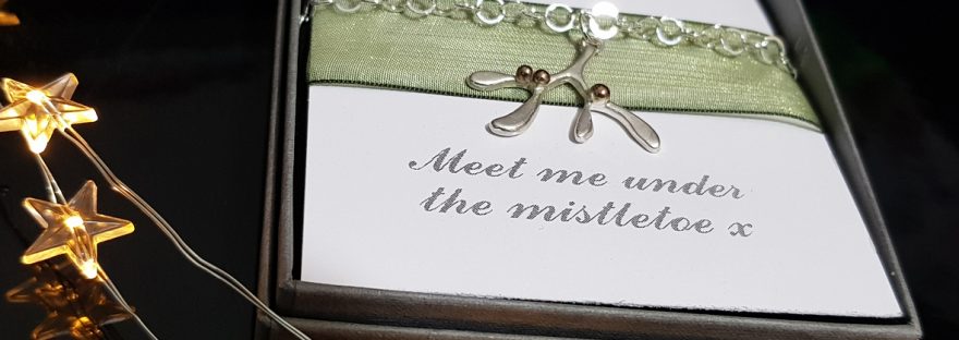 Mistletoe bracelet from Carole Allen Jewellery