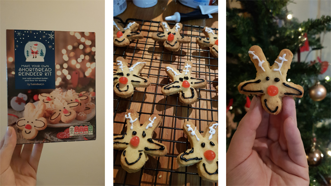 Homemade Christmas biscuits