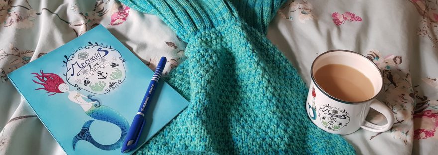 Mermaid mug and notebook from Glitter & Earth