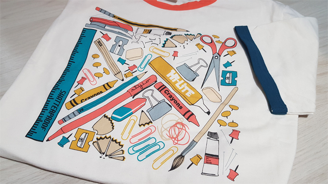 Joanie stationery tee