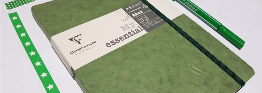 Clairefontaine Age Bag A5 notebook - dot grid bullet journal review