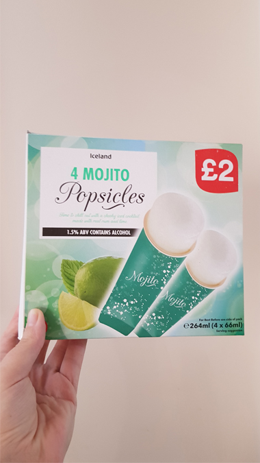 Mojito popsicles
