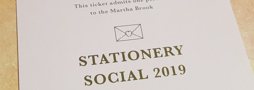 Martha Brook Stationery Social 2019
