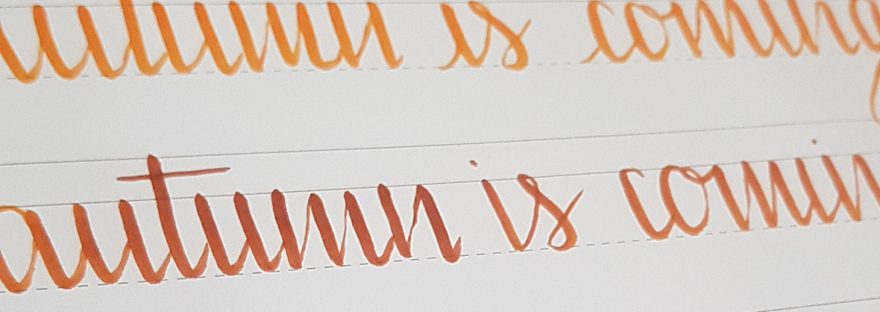 Lettering practice
