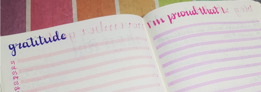 Bullet journal spread