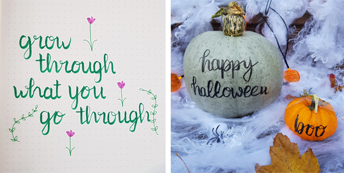 Lettering projects