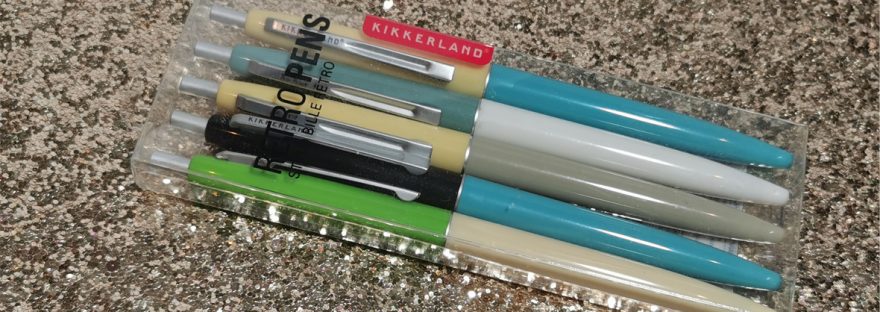 Kikkerland retro ballpoint pens from Stationery & Art - review