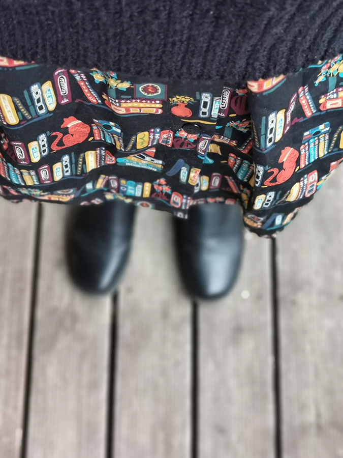 New bookish dress from Joanie