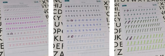 Blink Lettering Better Brush Drills - review
