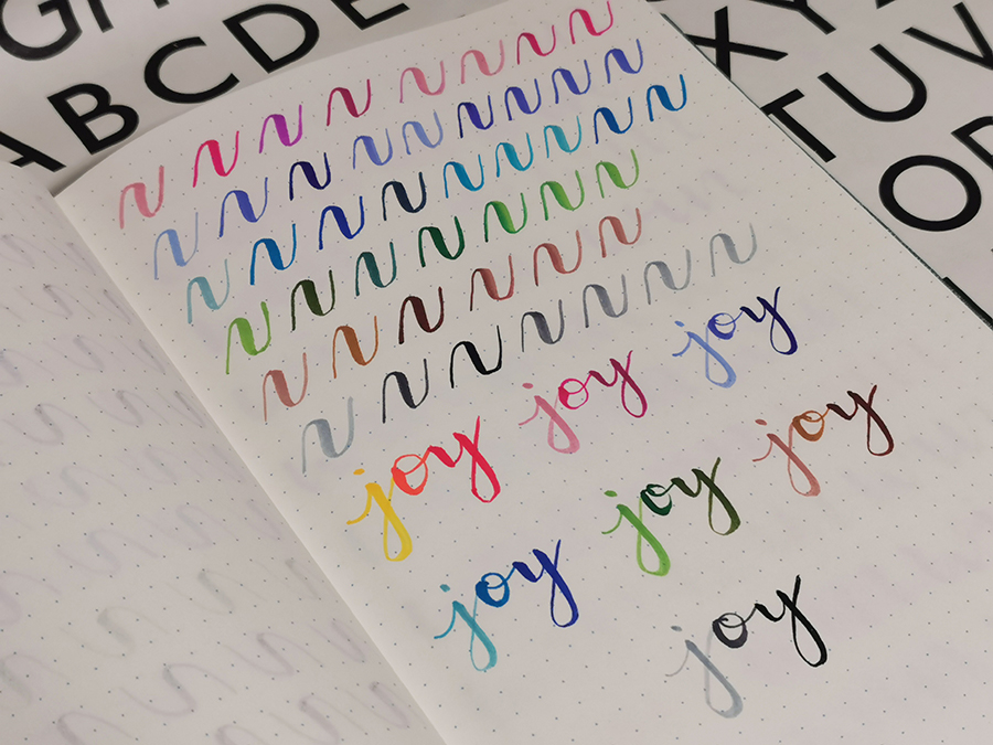 New Pentel Touch Brush Sign review and giveaway
