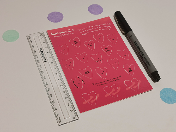 SherbetBox: February 2020 review (love yourself)