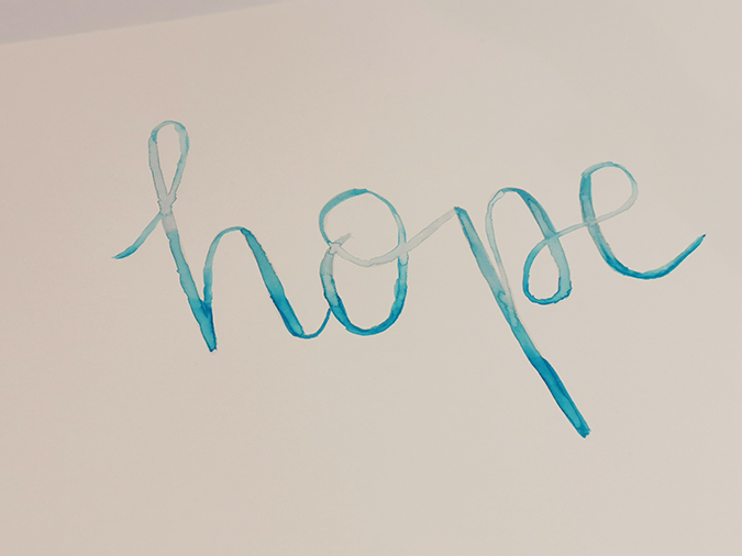 Tombow blending practice