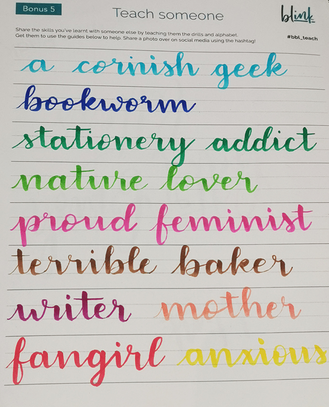 Artline Stix brush pens
