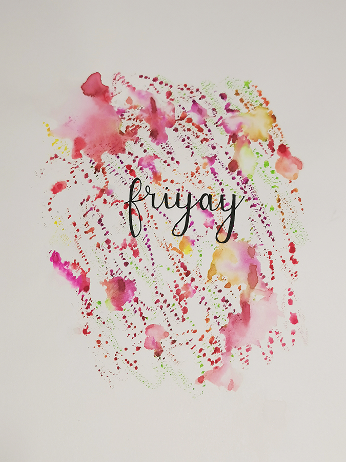 friyay lettering