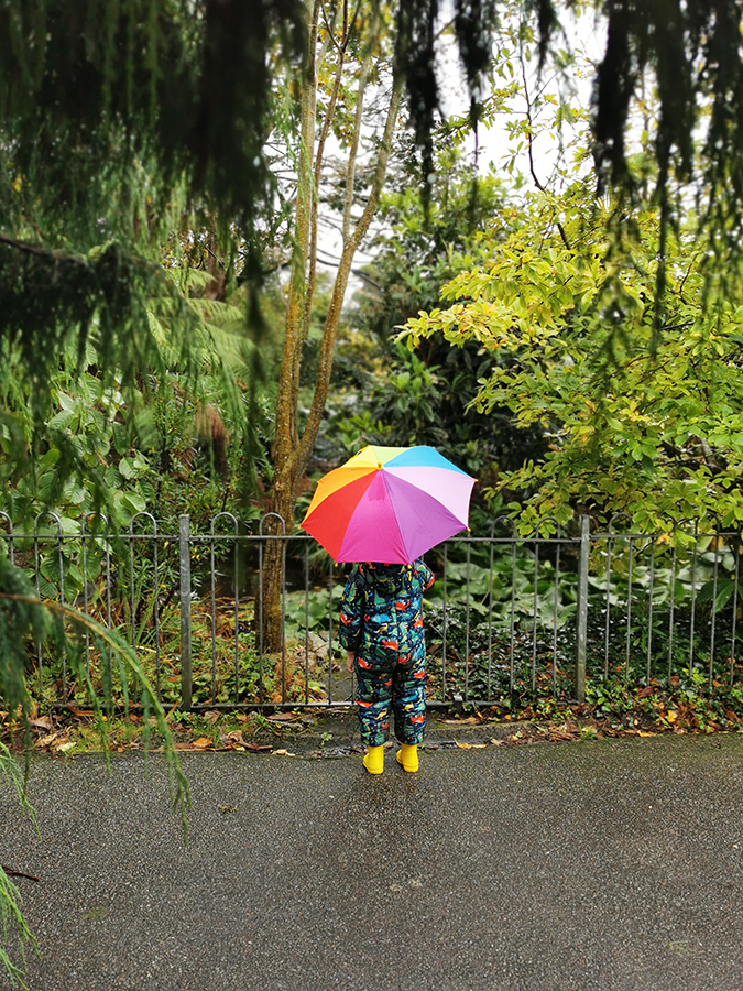 Rainbow umbrella