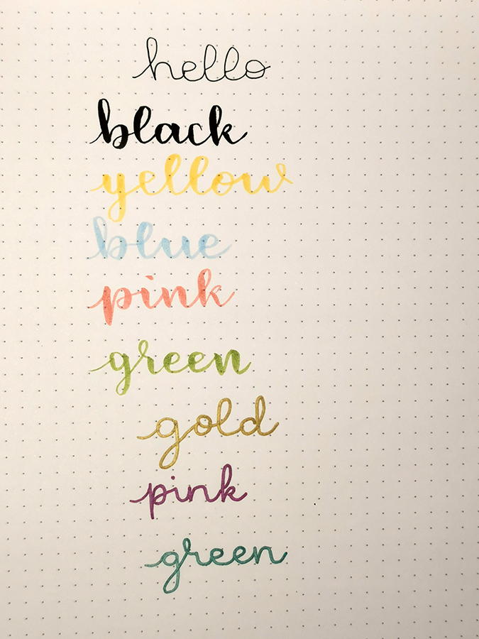 Faber-Castell lettering set from Cult Pens
