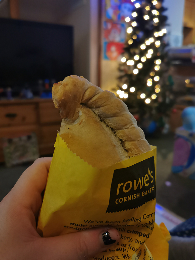 Festive pasty from Rowes