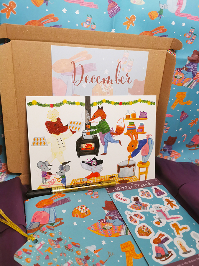 Rowan Berry Box review - Winter Friends