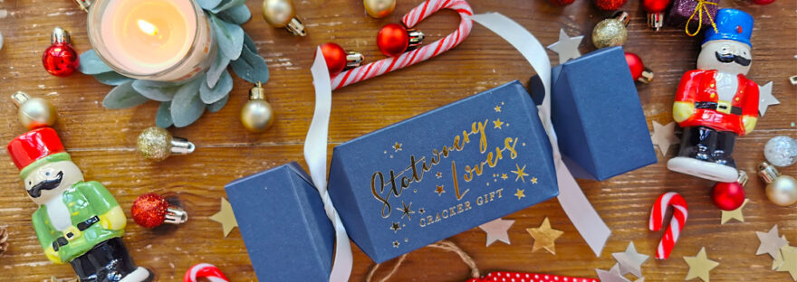 Stationery cracker gift from Martha Brook - review and giveaway