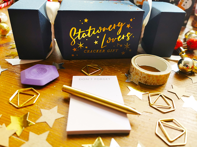 Stationery cracker gift from Martha Brook - review and giveaway