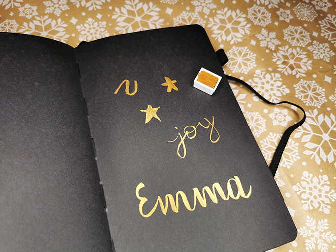 Blackout journal starter kit from Under the Rowan Trees - review and giveaway