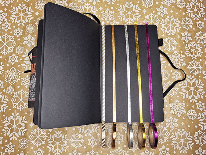 Blackout journal starter kit from Under the Rowan Trees - review and giveaway