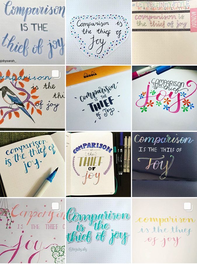 @ACornishGeehLetters #LettersInMyStyle challenge review