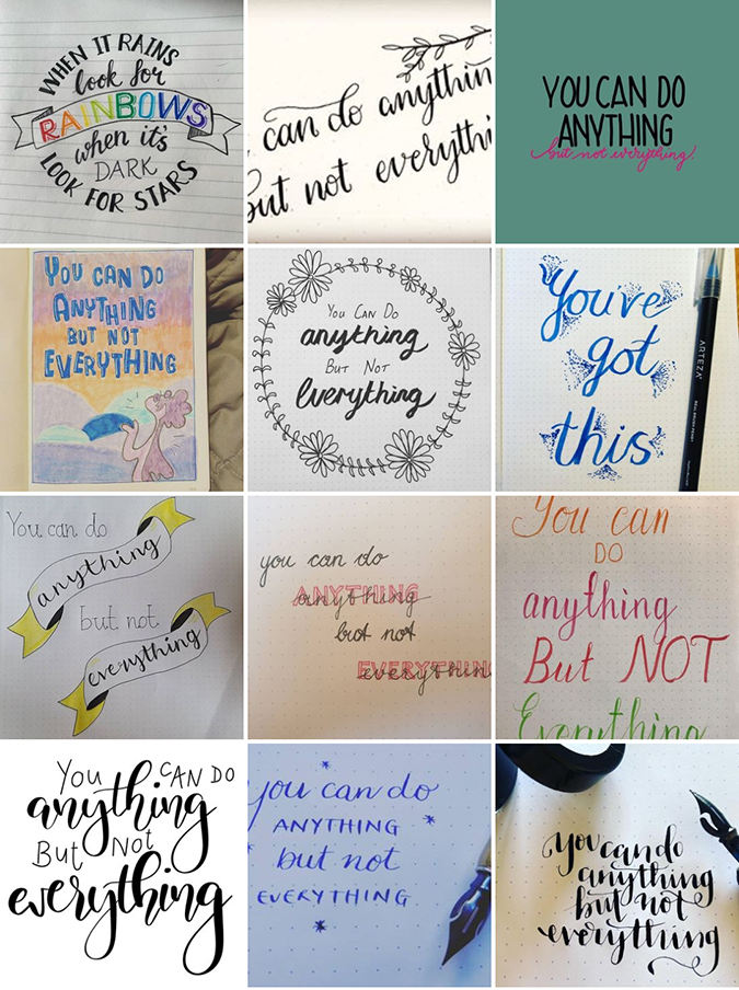 @ACornishGeehLetters #LettersInMyStyle challenge review
