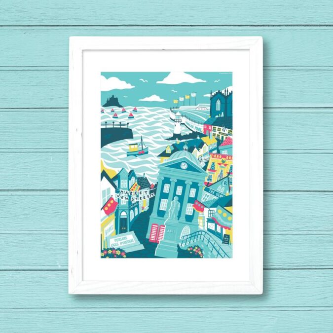 Penzance Art Print from Merry & Bright