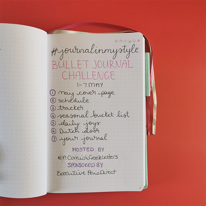 #JournalInMyStyle May prompts