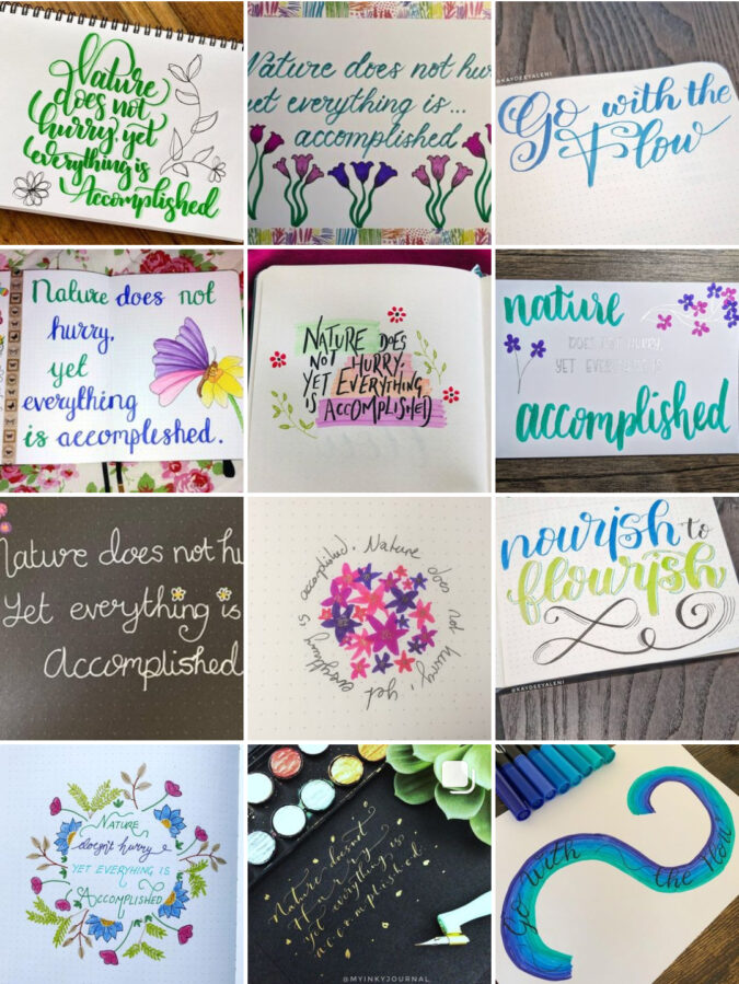 #LettersInMyStyle May 2021 entries