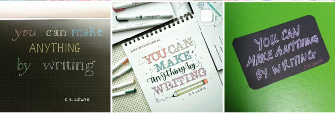 World Calligraphy Day #LettersInMyStyle posts