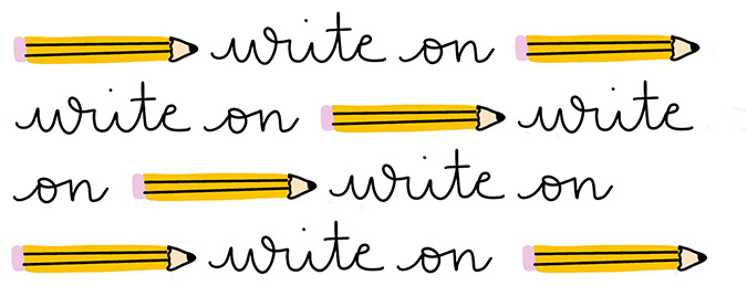 Write On digital lettering