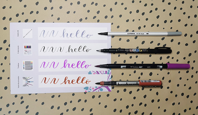 Brush Pen Taster Box from Under the Rowan Trees - review
