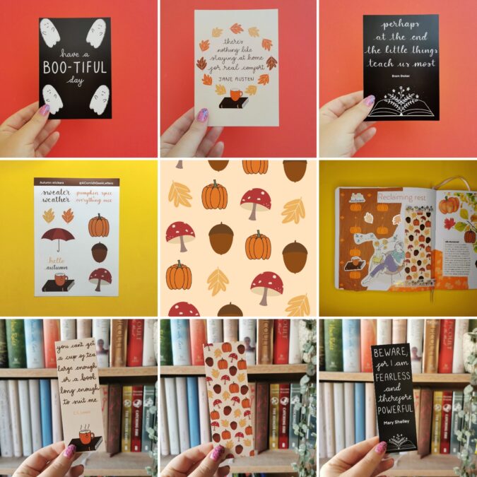 Autumn stationery by A Cornish Geek Letters