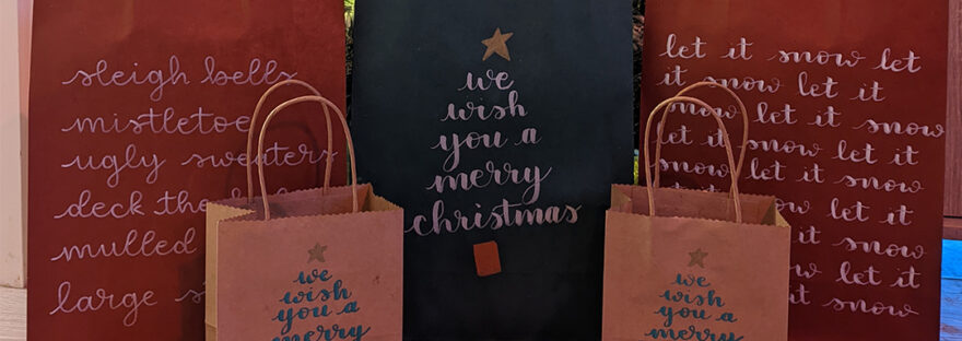 Christmas lettering with STAEDTLER