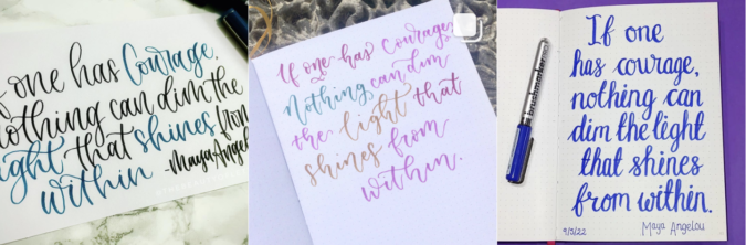 #LettersInMyStyle May 2022 entries