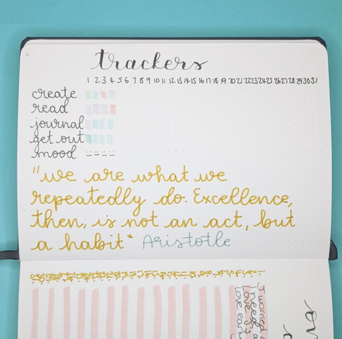 Monthly tracker